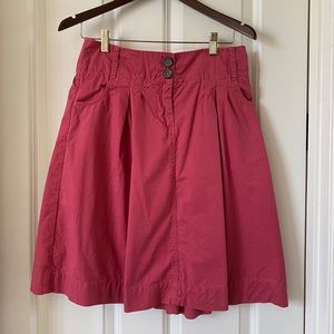 Merona dark pink a-line skirt size 6